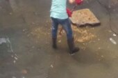 Morón: Un barrio entero inundado de desechos cloacales