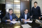 Hurlingham │ Zabaleta firmó el convenio por la pavimentación de la calle Combate de Pavón