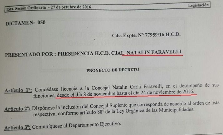 Morón | Faravelli pide licencia y el Concejo Deliberante queda en manos del Frente Renovador