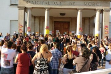 Protesta por el maltrato animal en el Municipio de Morón