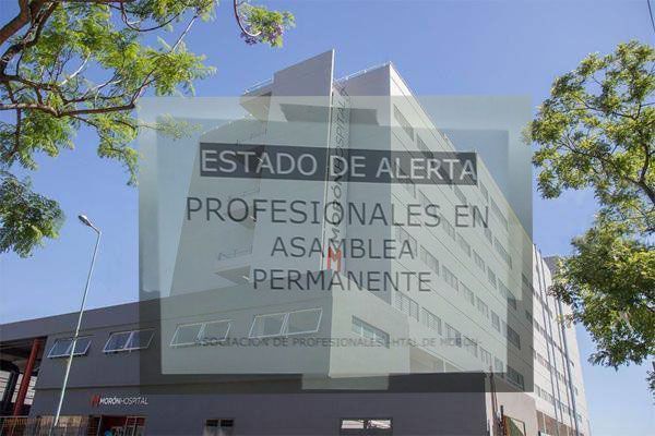 El Hospital de Morón en estado de alerta y asamblea permanente