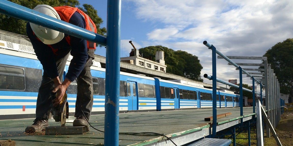 La estación de Ituzaingó tendrá andenes provisorios por un año