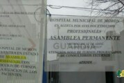 Morón | Trabajadores del Hospital Municipal en pie de lucha