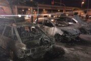 Hospital Posadas | Cuatro autos quemados y una sospecha