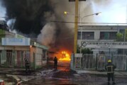 Incendio y explosión en una fábrica de químicos en San Justo