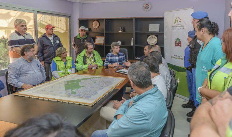 Hurlingham | Zabaleta presentó el Comité de Emergencias Municipal para abordar las consecuencias del temporal