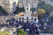 Una escuela que enseña, resiste y sueña recorrió el país y se concentró en Plaza de Mayo