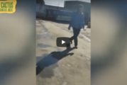Chofer despedido de la 216 se roció de alcohol y amenazó con prenderse fuego