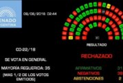 Aborto | El Senado rechazó el proyecto de Interrupción Voluntaria del Embarazo