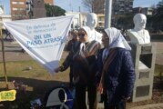 Morón | Hebe de Bonafini visitó el lugar donde estaba el busto de Néstor Kirchner