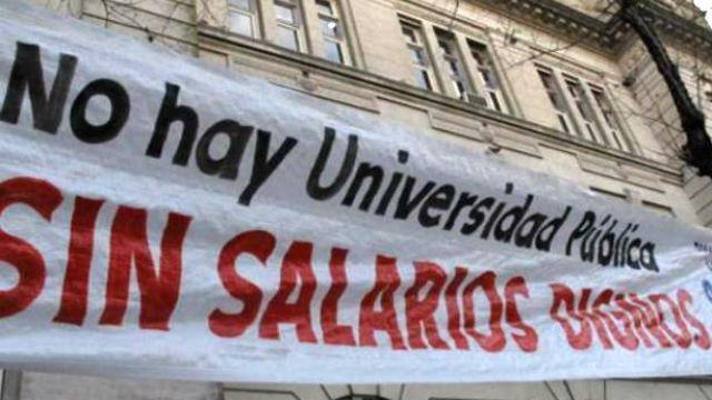Nuevo paro nacional universitario de 48hs por reclamo salarial