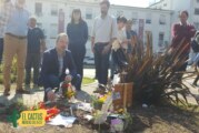 Morón | Martín Sabbatella visitó el lugar donde estaba el busto de Néstor Kirchner