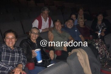 Morón | Diego Maradona estuvo en Haedo viendo una película