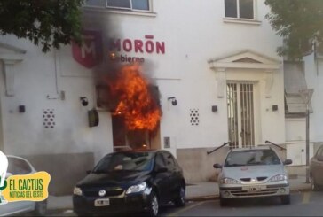 Incendio en la Municipalidad de Morón