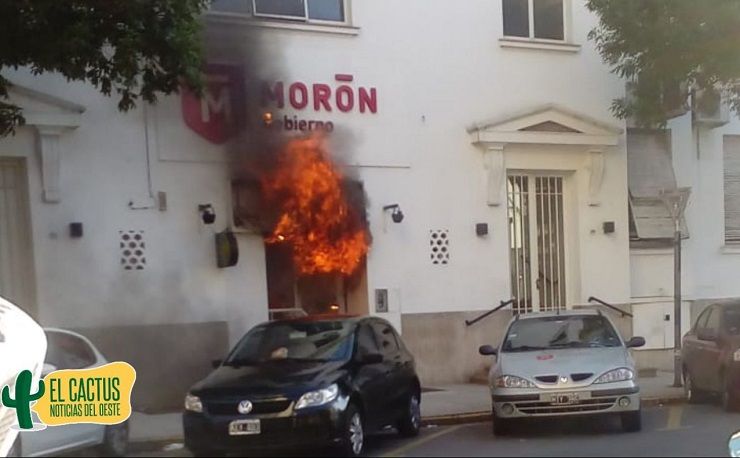 Incendio en la Municipalidad de Morón