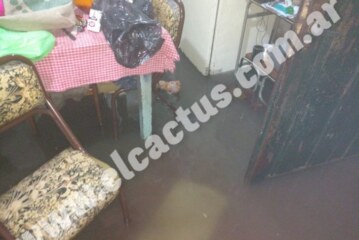 Morón | Por la inundación hubo desborde de cloacas en El Palomar