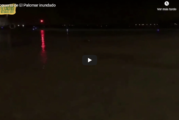 #Video | Se inundó la pista de aterrizaje del Aeropuerto de El Palomar