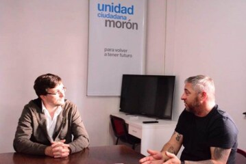 Morón | Lucas Ghi sumó un importante apoyo en la carrera por la intendencia