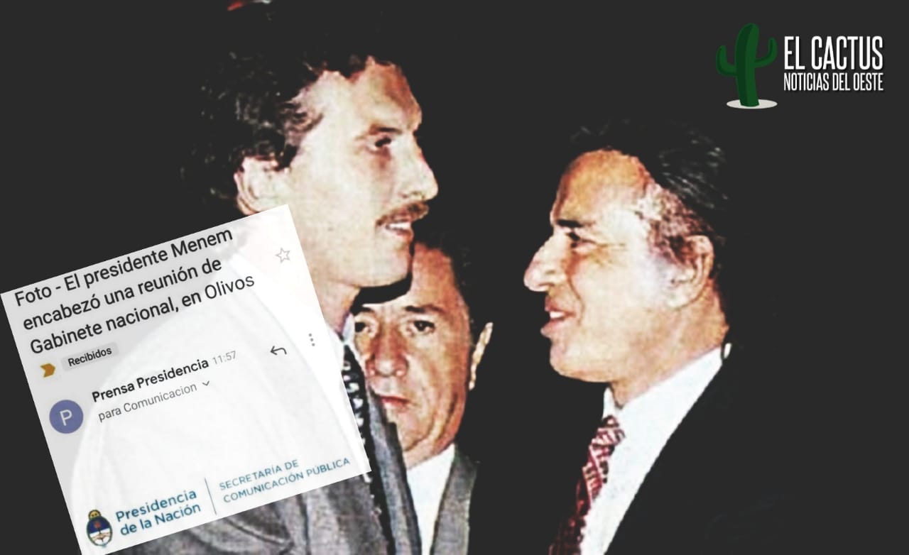 No tan distintos | Presidencia confundió a Macri con Menem