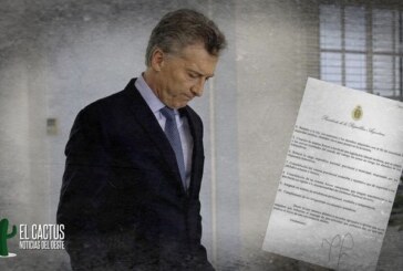 País | La carta de Macri a la oposición pidiendo un “acuerdo nacional”