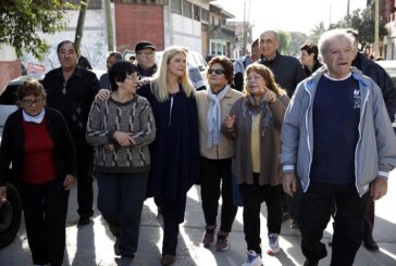 Veronica Magario recorrió una obra hidráulica en La Tablada y criticó al gobierno nacional y provincial