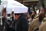 #Video | La gente expresó su bronca ante una mesa de campaña macrista en Ituzaingó