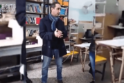 #Video | Tagliaferro visitó un colegio y las estudiantes le reclamaron por las condiciones edilicias