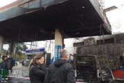#Video #Morón | Se prendió fuego una camioneta en la GNC de Vergara y colectora