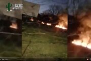 #Video | Incendio en la base aérea de El Palomar