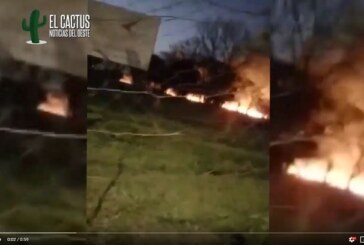 #Video | Incendio en la base aérea de El Palomar