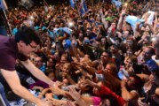 Lucas Ghi ganó en Morón y lo celebró acompañado de una multitud