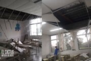 Castelar | Por la tormenta, se derrumbó parte del techo de la Escuela N°9