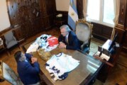 Encuentro Alberto Fernández – Diego Maradona en Casa Rosada