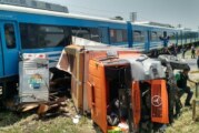 Una formación del Sarmiento y un camión protagonizaron un accidente en Haedo