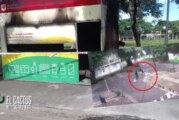 Morón | Incendio intencional en el Polideportivo Gorki Grana