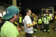 Morón | Lucas Ghi visitó a los trabajadores de la recolección de residuos