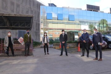 Morón | Lucas Ghi visitó las instalaciones donde funcionará el nuevo Laboratorio de Calidad de Sanofi