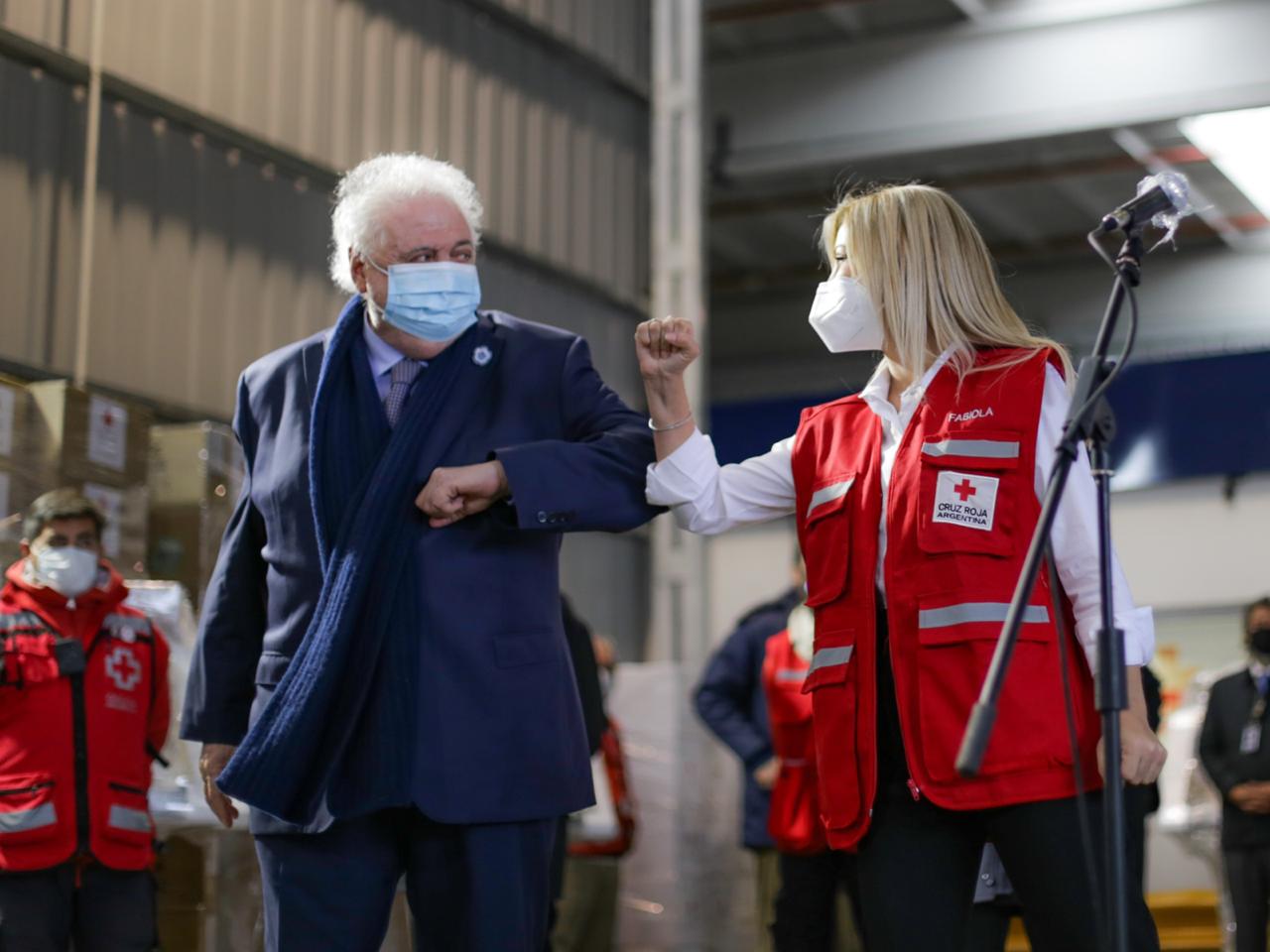 Unidos por Argentina | El Estado y la Cruz Roja entregaron insumos a hospitales de La Matanza