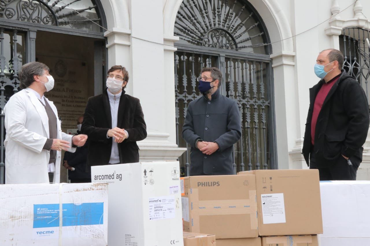 El Hospital de Haedo recibió nuevos respiradores para enfrentar a la pandemia