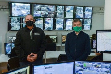 Hurlingham | Zabaleta y Berni se mostraron juntos supervisando medidas de seguridad en el distrito
