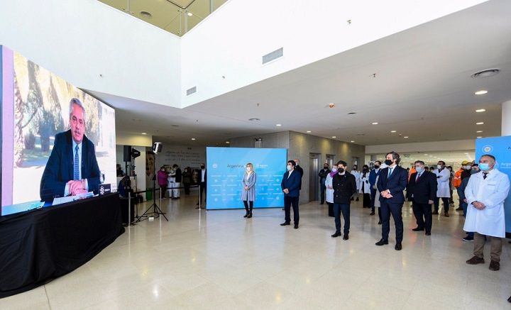 La Matanza | Alberto Fernández encabezó la inauguración del Hospital Favaloro