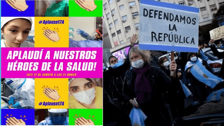 #17A | Marcha anticuarentena o aplauso a los héroes de la salud