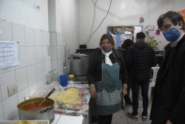 Lucas Ghi visitó el Punto de Encuentro en la Sociedad de Fomento Santa Laura