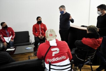 Hurlingham | Se lanzó el programa “Reparto Seguro”, para repartidores de delivery