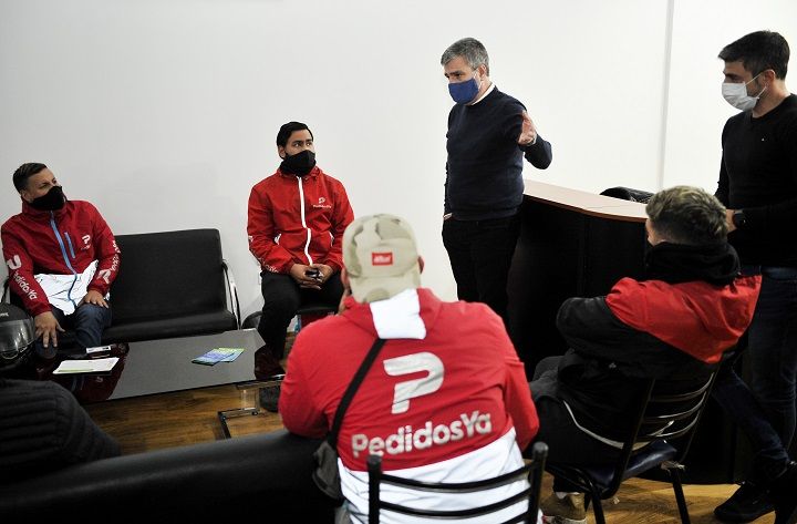 Hurlingham | Se lanzó el programa “Reparto Seguro”, para repartidores de delivery