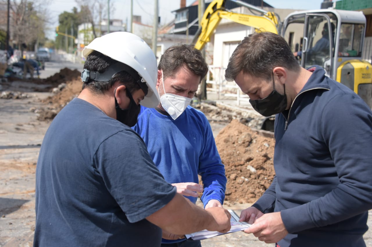 Avanzan obras de agua potable en Ituzaingó