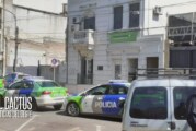 Morón | Policía Bonaerense protesta frente a la sede del Ministerio de Trabajo