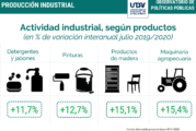 Pese a la pandemia, ya se observa una recuperación en algunos sectores industriales