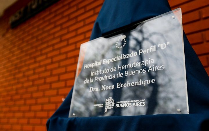 Homenaje | El instituto provincial de Hemoterapia llevará el nombre de la doctora Nora Etchenique