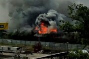Morón | Se incendió un galpón del Tren Sarmiento en Haedo